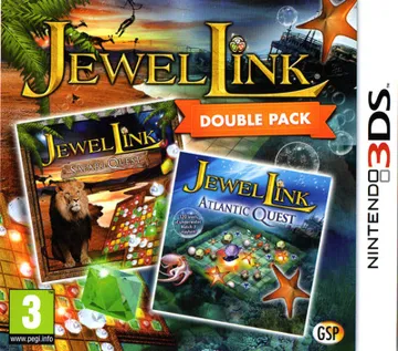 Jewel Link - Double Pack - Safari Quest & Atlantic Quest (Europe) (En) box cover front